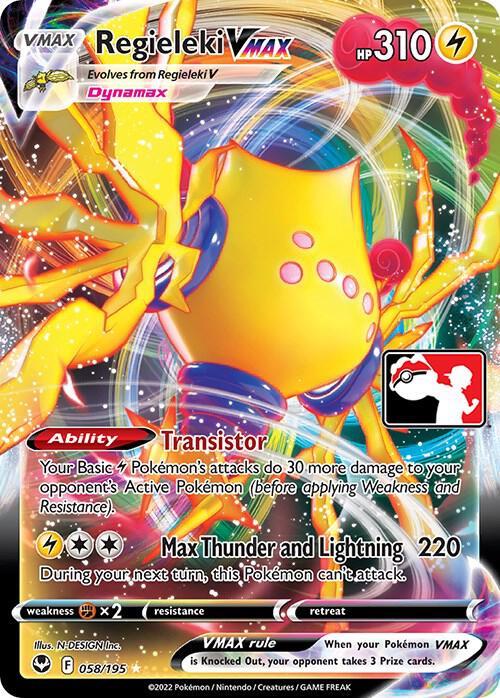 Silver Tempest Regieleki VMAX [Prize-Pack] Pokémon card